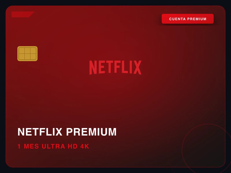 Netflix Premium 1 mes